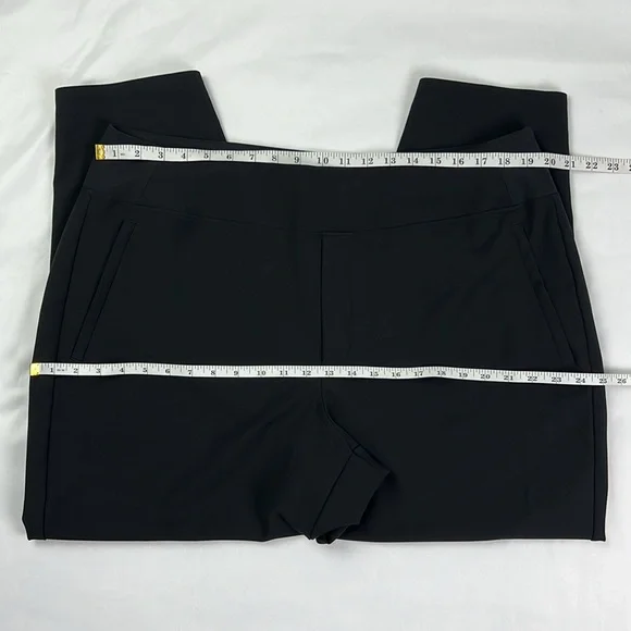 Athleta Women’s 18 Black Zipper Pocket Pull-on Endless High Rise Pant - Picture 4 of 10